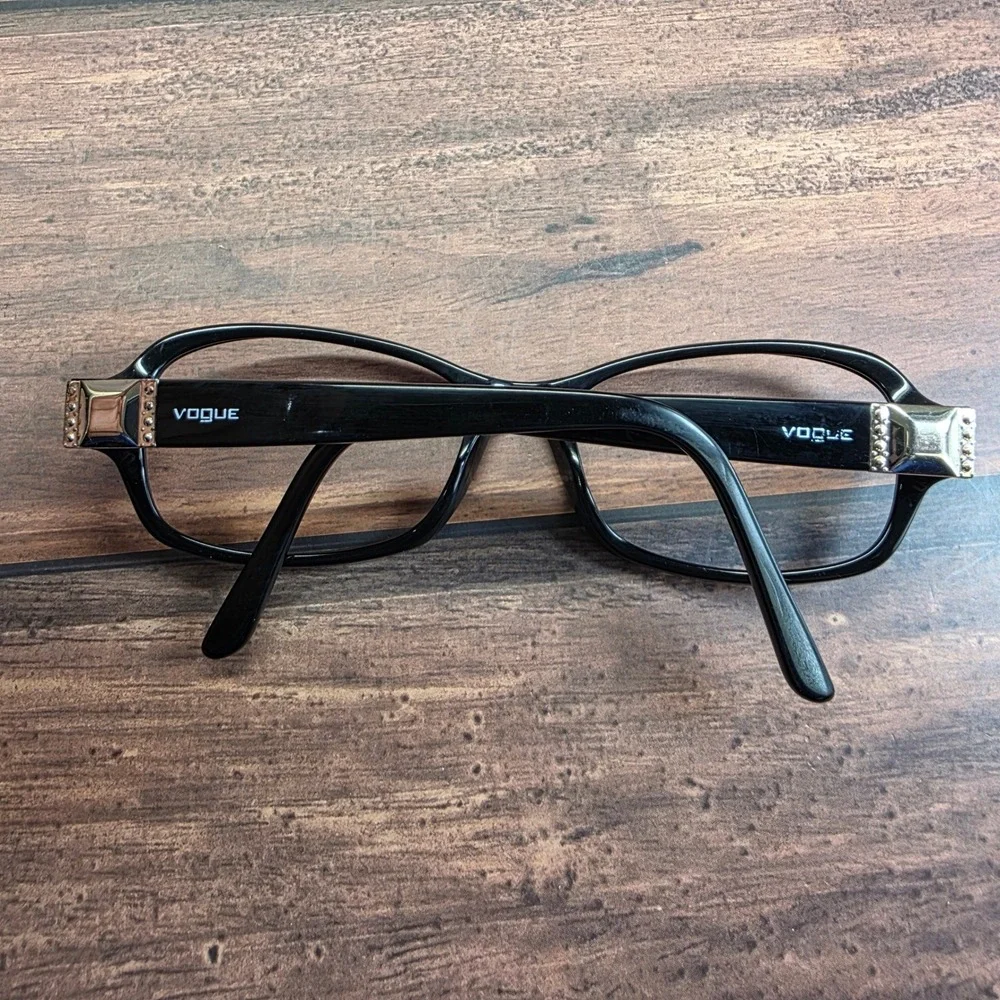 Vogue VO 5085-S Black Cat Eye Eyeglasses Frames Women 54-17-135 W44/87